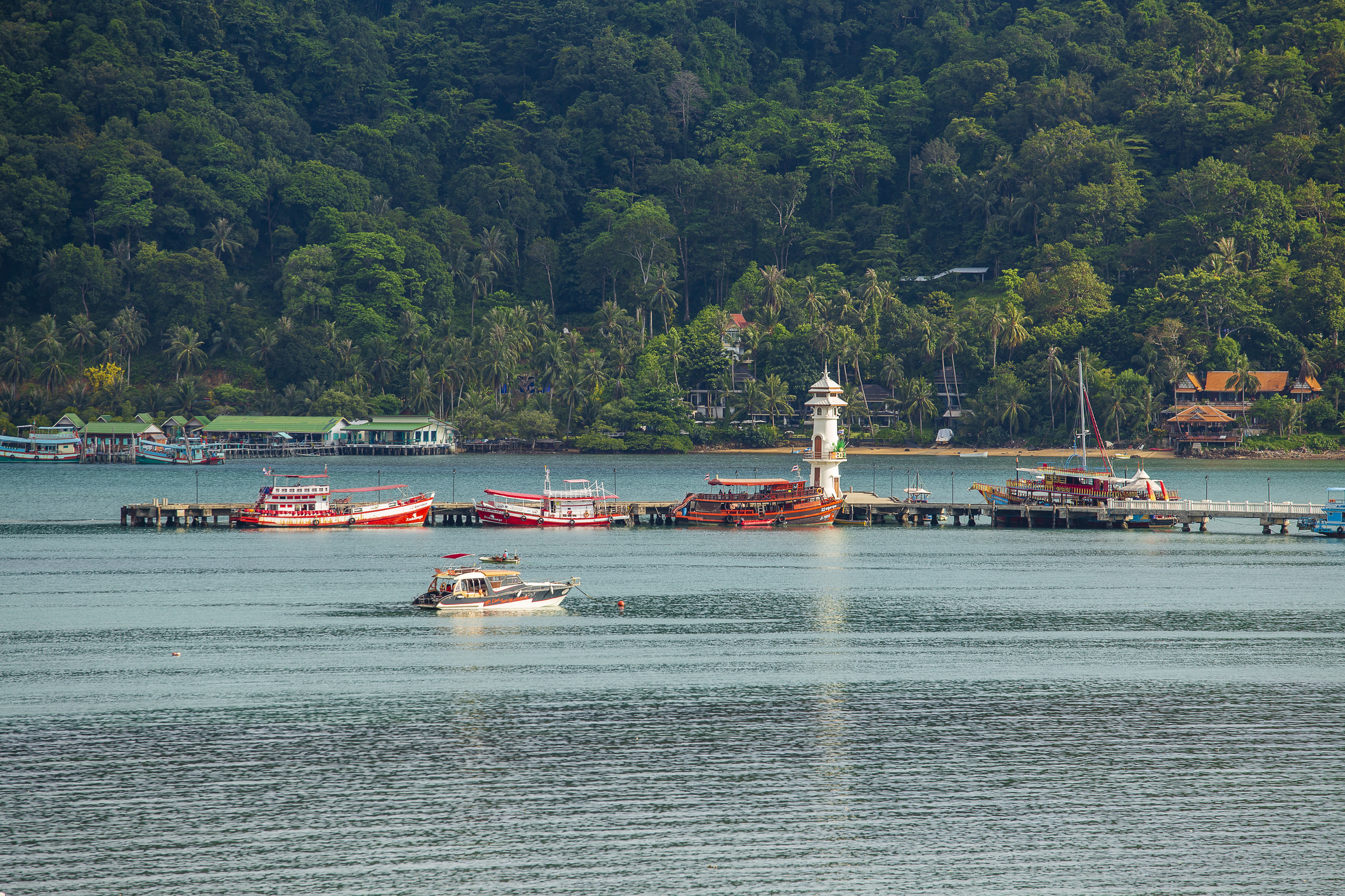 Bang Bao Pier and fishing village in southern Koh Chang