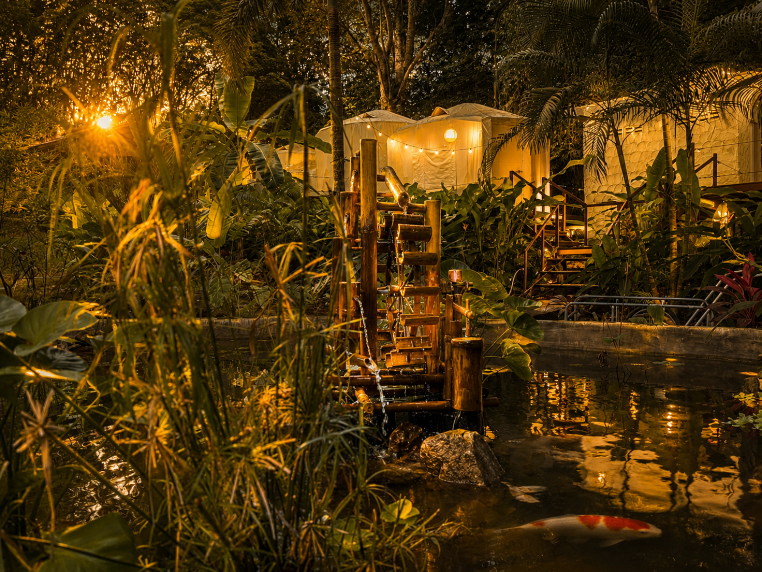 The natural atmosphere of Vanara Eco Resort